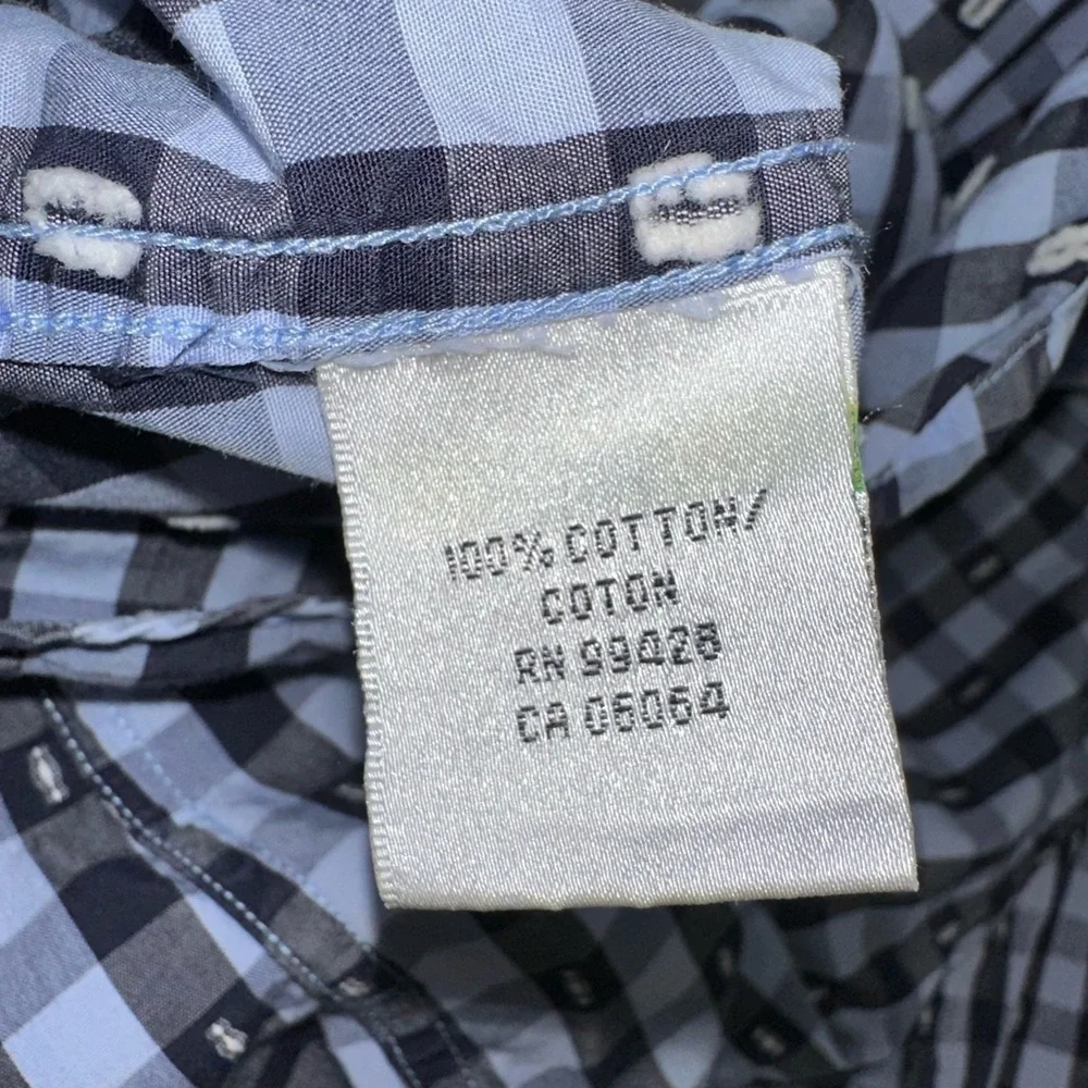 Bugatchi Shaped Fit Flip Cuff Button Shirt size XL